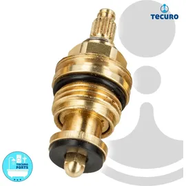tecuro Universal Ventil Oberteil 1/2 Zoll Messing/Gold