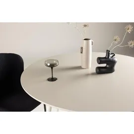 BOURGH Esszimmertisch PLAZA Ø120x75cm - runder Esstisch in beige