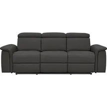 PLACES OF STYLE »Pareli 229cm, manuelle u. elektr. Relaxfunktion in 2 Sitzen«, USB, KT-Verstellung, LED Beleuchtung, in Echtleder, Kunstleder, Web