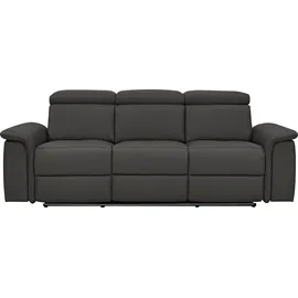 PLACES OF STYLE »Pareli 229cm, manuelle u. elektr. Relaxfunktion in 2 Sitzen«, USB, KT-Verstellung, LED Beleuchtung, in Echtleder, Kunstleder, Web