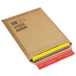 20 ColomPac® Kartonversandtaschen braun für DIN A4+