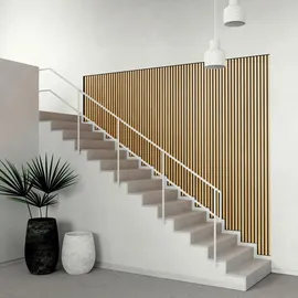 acous Akustikpaneel COMFORT Eiche hellbraun 2 St. 30 x 1,1 x 250 cm