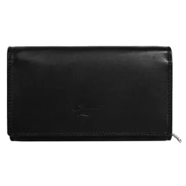 Samantha look Geldbörse Damen Portemonnaie schwarz