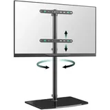 ONKRON TS5065-B TV-Ständer 76-152 cm Schwarz Glas/Metall/Stahl