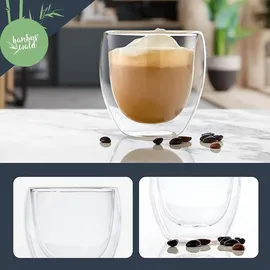 Bambuswald Kaffeeglas 0,24 l