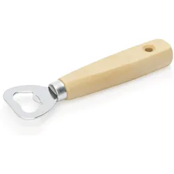 WAS Germany - Flaschenöffner, 14,5 cm, verchromt/Holz