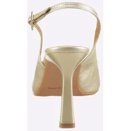 Heine Slingpumps in goldfarben | Gr.: 37