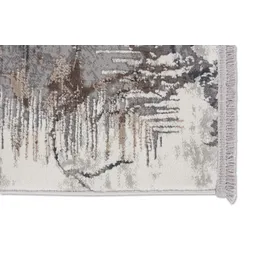 Astra Teppich »Vercelli 233 Kurzflorteppich« rechteckig 9 mm Höhe wollig weiche Oberfläche, mit Fransen, 3-D Effekt, Wohnzimmer