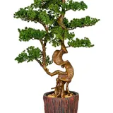 Creativ green Kunstpflanze Bonsai Lärche Hankengai Höhe: 125 cm