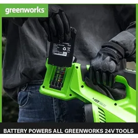 Greenworks 24V Akku Ladegerät Universal für 2Ah Lithium-Ionen Akku