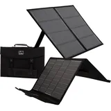 Craftfull Solarpanel faltbar | Solartasche 100w 200w 300w - Solar Ladegerät mit Tasche für tragbare Powerstation - Photovoltaik Solarmodul - USB Anschluss - Solargenerator (0% Mwst. & 100 Watt)