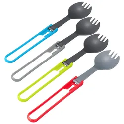 MSR Folding Utensils 4-pack red / gray / blue / green