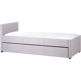 Beliani Marmande 90 x 200 cm Hellgrau