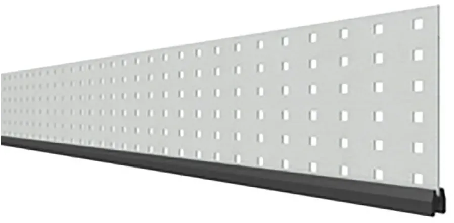 TraumGarten Sichtschutzzaun SYSTEM Dekorprofil-Set Edelstahl GAMMA, SYSTEM WPC/ALU, 30 cm,Adapterleiste Silber