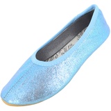 Beck Basic Glitzer Gymnastikschuhe, Blau, 35 EU