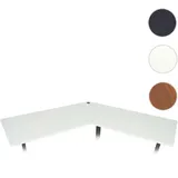 Mendler Eckschreibtisch HWC-D40 Weiß