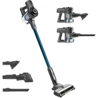 h.koenig UP610 Akku-Besenstaubsauger blau