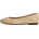 Damen Ballerinas PLATE aus Leder beige Desert 40