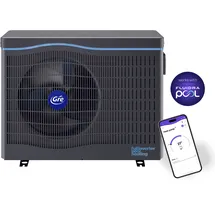 Gre Full-Inverter-Wärmepumpe schwarz 0,38 m x 0,86 m