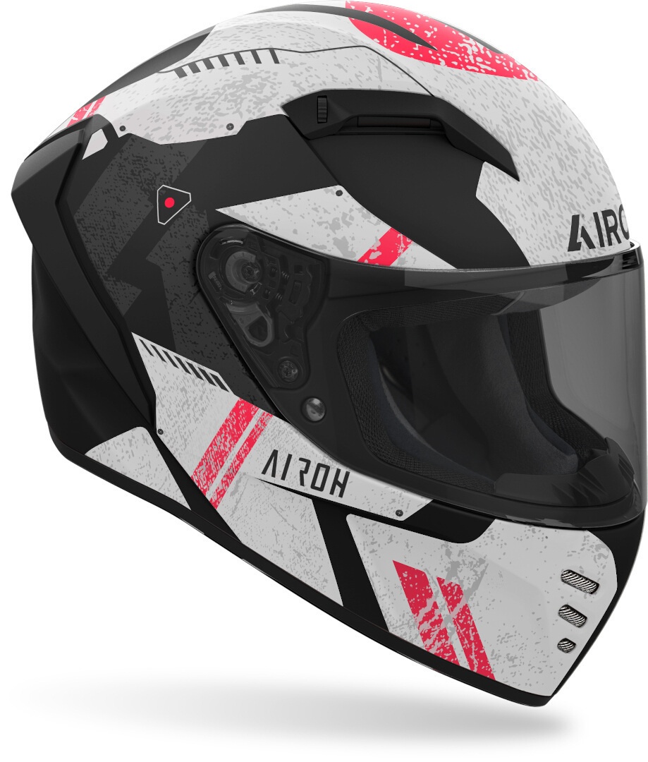 Airoh Connor Omega Helm, zwart-grijs-rood, L