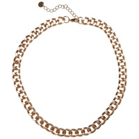 URBAN CLASSICS Big Saturn Basic Necklace, Gold, One Size