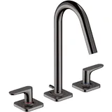 Hansgrohe Citterio M 3-Loch Waschtischarmatur Polished Black Chrome