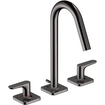 Hansgrohe Citterio M 3-Loch Waschtischarmatur Polished Black Chrome