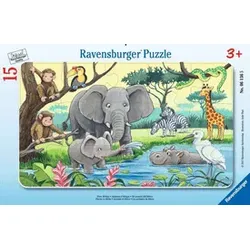 Puzzle - Tiere Afrikas - 15 Teile