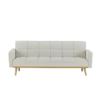 Schlafsofa  Attalie , creme , Maße (cm): B: 212 H: 80 T: 84.0