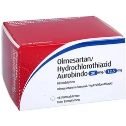 OLMESARTAN/Hydrochlorothia.Aurobindo 20mg/12,5mg 98 St