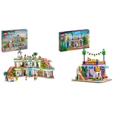 LEGO Friends Heartlake City Kaufhaus, Puppenhaus-Spielzeug für Mädchen und Jungen & Friends Heartlake City Gemeinschaftsküche Spiel-Set mit Koch-Zubehör