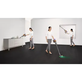 Dyson V15 Detect Fluffy Blau/Nickel