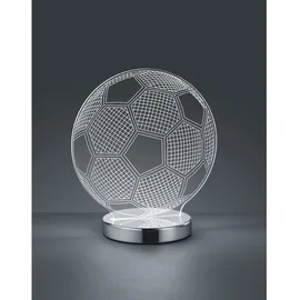 Trio Reality LED Tischleuchte Ball 22 cm x 20 cm x 12 cm Chrom