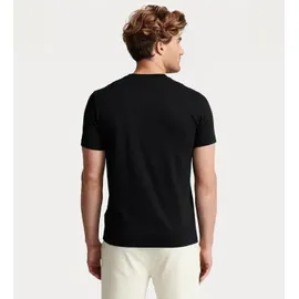 Ralph Lauren Polo Ralph Lauren Herren T-Shirt schwarz Baumwolle & Mix unifarben, schwarz, NOS