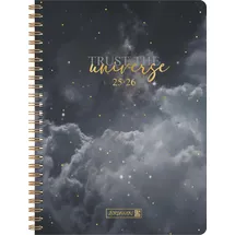 Baier & Schneider Schülerkalender Style Clouds 2 Seiten = 1 Woche, A5