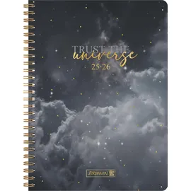 Baier & Schneider Schülerkalender Style Clouds 2 Seiten = 1 Woche, A5