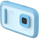 MYFIRST Camera 50 Kinder Digitalkamera Blau, 3x opt. Zoom, 3.97" G+F Touch Panel IPS LCD, WLAN