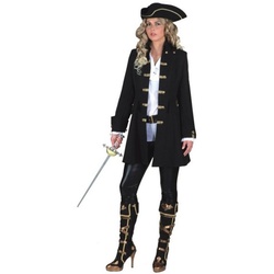 Orlob Piraten-Kostüm Piraten Mantel Deluxe für Damen – Piratin Kostüm 44 – 44