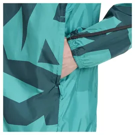 adidas Terrex Multi Printed Windjacke - Pure Teal / Aurora Ivy - L