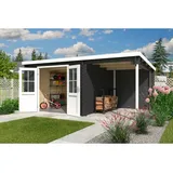 Lasita Maja Gartenhaus Tampa 5,01 x 3,12 m Grau