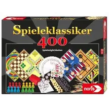 NORIS Brettspiel 606111688, Spieleklassiker, 400 Spielmöglichkeiten, ab 6 Jahre, 1-6 Spieler
