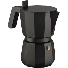 Alessi Moka 6 Tassen Schwarz