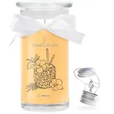 JewelCandle L'Ananas Duftkerze 400 g silber