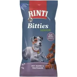 Hunde - Snack RINTI Bitties Senior Huhn & Truthahn, 75 g