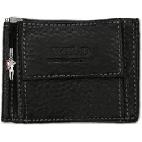 Wild Things Only Herren Geldbörse Dollarclip schwarz RFID Blocker OPJ121S - Schwarz