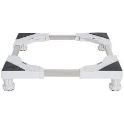 DELUKE® Waschmaschinen Untergestell BART - 4 Füße, für 300kg UNIVERSAL Waschmaschinen Sockel Trockner Untergestell für Kühlschrank Weiß