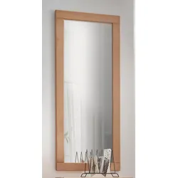 Wandspiegel HOME AFFAIRE "Dura", braun (buche massivholz), B:50cm H:120cm T:2,5cm, Massivholz, Spiegel, aus FSC-zertifiziertem Massivholz, Breite 50 cm