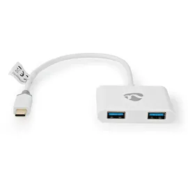 Nedis USB-C auf USB-A Adapter 0,2 m Weiß
