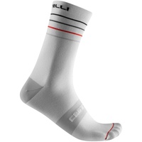 Castelli Endurance 15 Sock, Weiss SCHWARZ, S-M