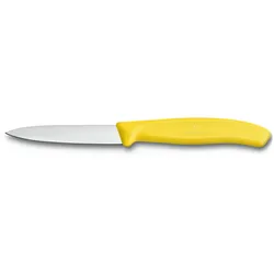 Victorinox Gemüsemesser Swiss Classic 8 cm, Mittelspitz, gerader Schliff, gelb